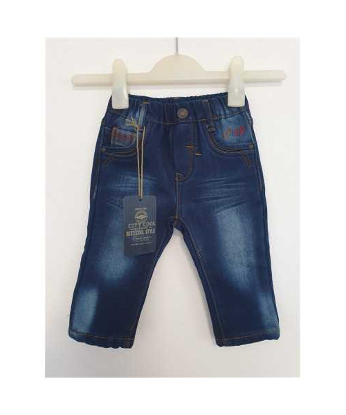 Pantaloni de blugi captusiti pentru copii City Cool