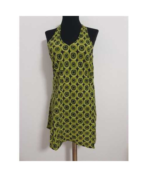 Rochita de vara fara maneci cu imprimeu colorat XANDRI