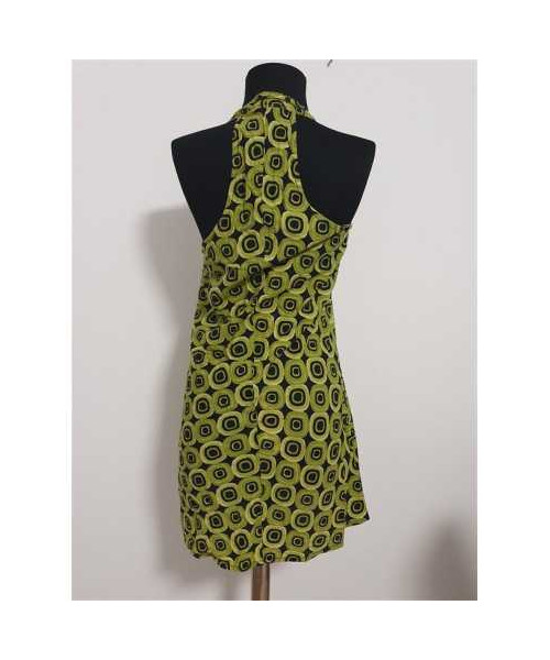 Rochita de vara fara maneci cu imprimeu colorat XANDRI