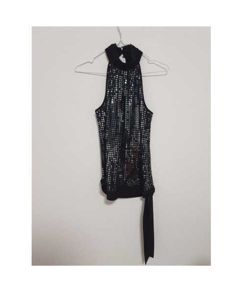 Top dama accesorizat cu paiete