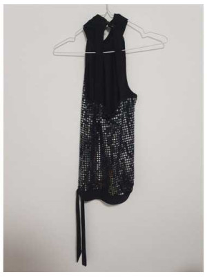 Top dama accesorizat cu paiete 2