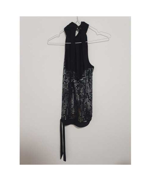 Top dama accesorizat cu paiete