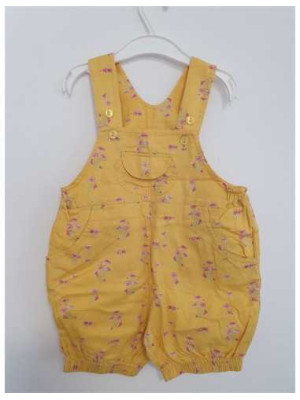 Salopeta pentru copii cu flori multicolore BABY CLUB