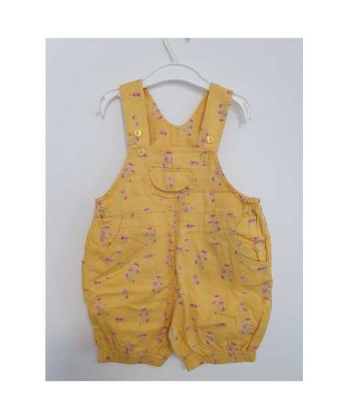 Salopeta pentru copii cu flori multicolore BABY CLUB