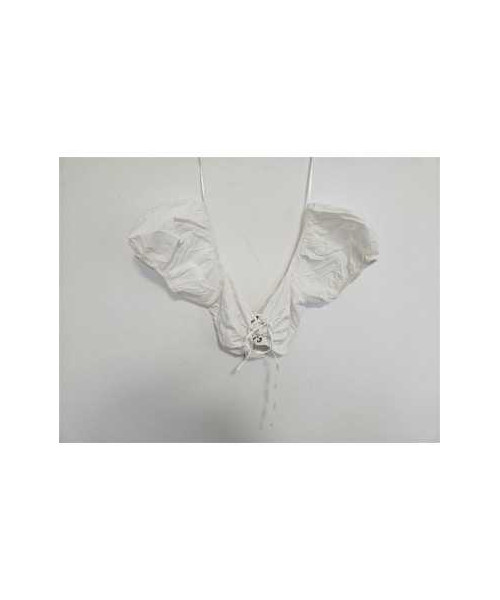 Top de dama cu maneci bufante Bershka