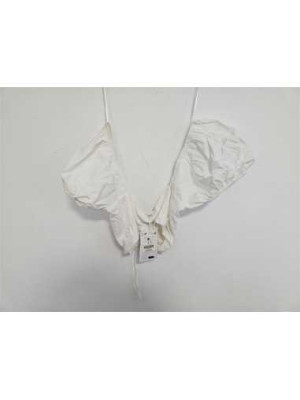 Top de dama cu maneci bufante Bershka 2