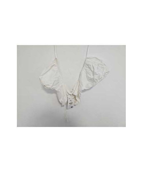 Top de dama cu maneci bufante Bershka