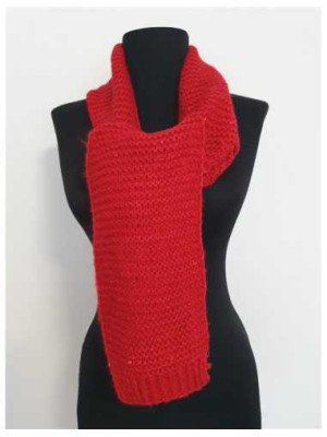 Fular tricotat pentru copii model cu paiete 2