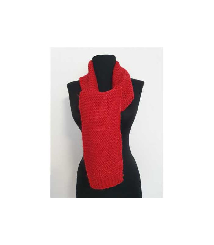 Fular tricotat pentru copii model cu paiete