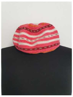 Caciulita tricotata pentru fetite tip basc