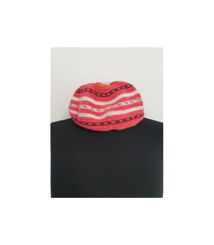 Caciulita tricotata pentru fetite tip basc