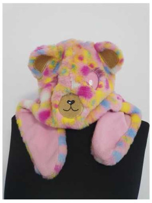 Caciulita multicolora cu urechi model ursulet Wedze