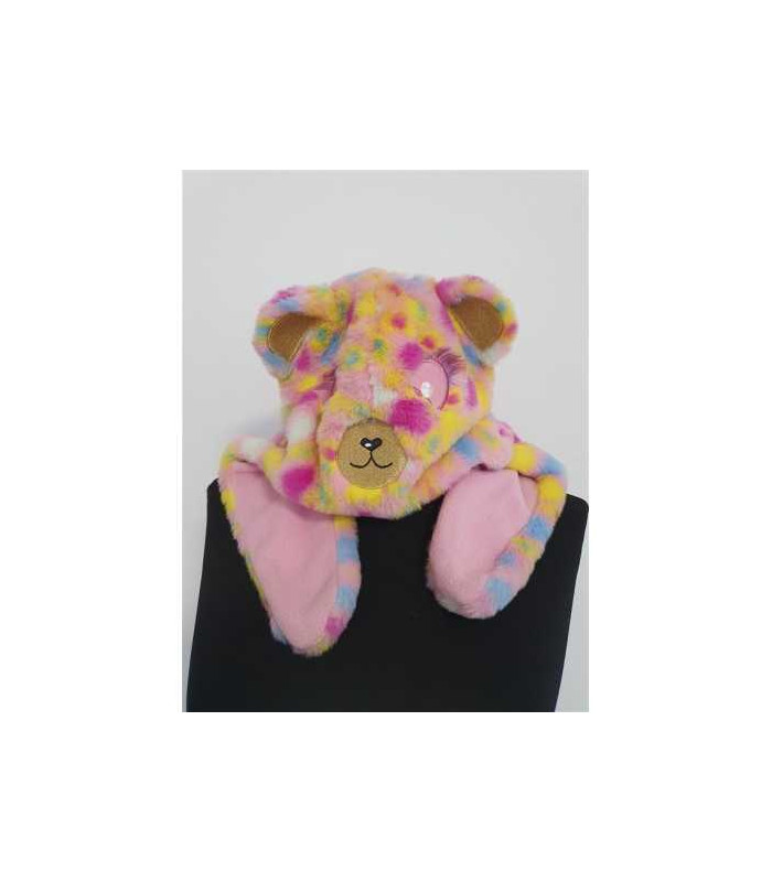 Caciulita multicolora cu urechi model ursulet Wedze