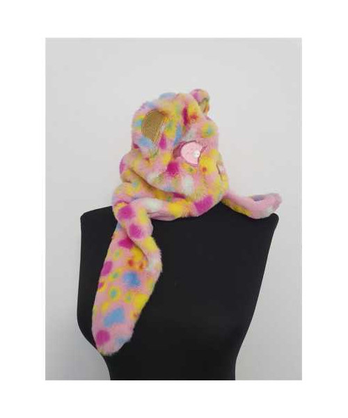 Caciulita multicolora cu urechi model ursulet Wedze