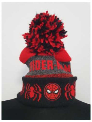 Caciula cu imprimeu Spider Man si ciucure Marvel