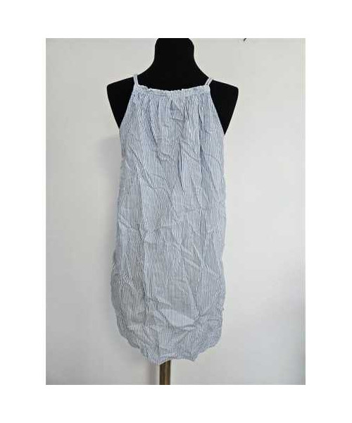 Rochita de noapte cu bretele inguste model cu dungi