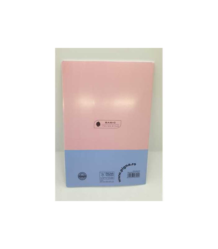 Caiet studentesc A4 80 file matematica Pigna coperta doua culori
