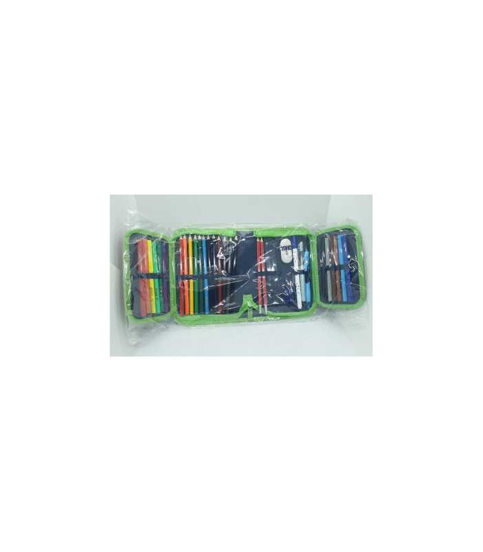 Penar echipat cu doua extensii 34 piese Herlitz model broscuta