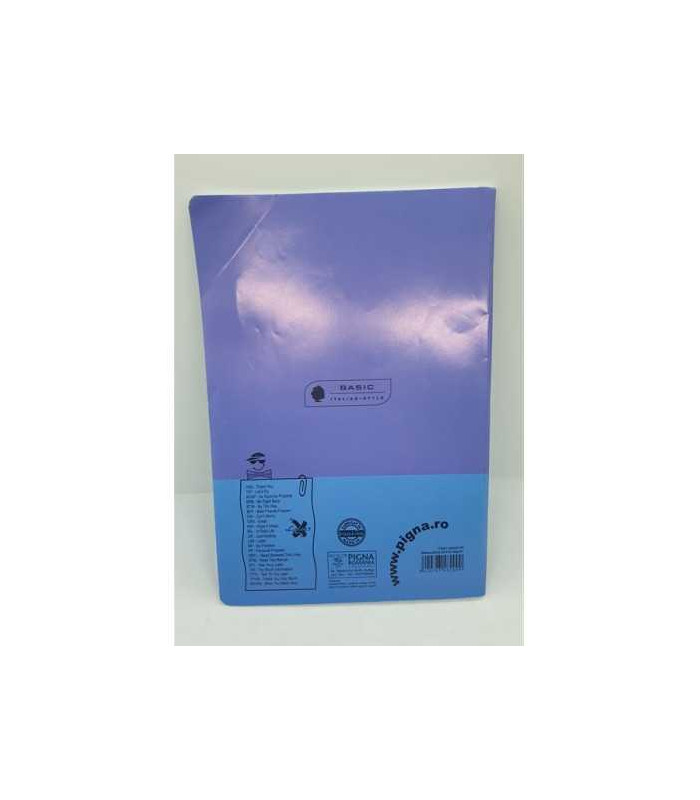 Caiet studentesc A4 80 file matematica Pigna coperta mov