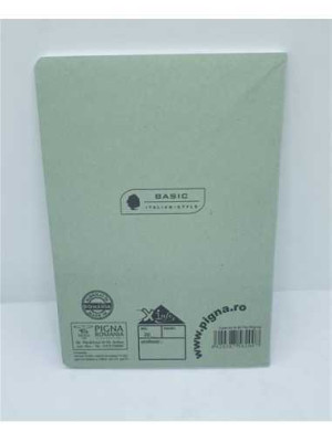 Caiet A5 matematica 80 file Pigna coperta verde 2