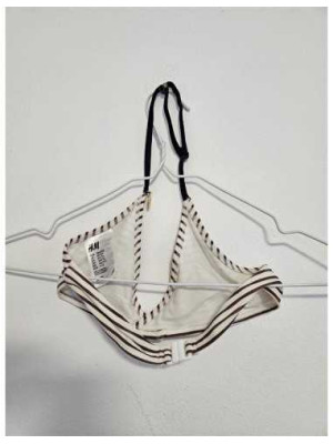 Sutien cu dungi pentru plaja fetite H&M 2