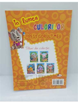 Carte de colorat Pestisorul meu 2