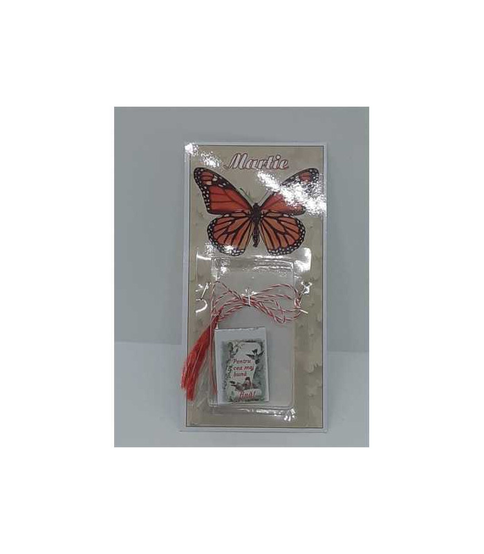 Martisor cu mesaj Pentru cea mai buna fina