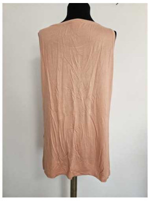 Bluza dama fara maneci cu detaliu la piept 2