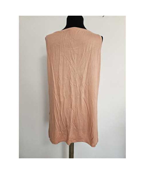 Bluza dama fara maneci cu detaliu la piept