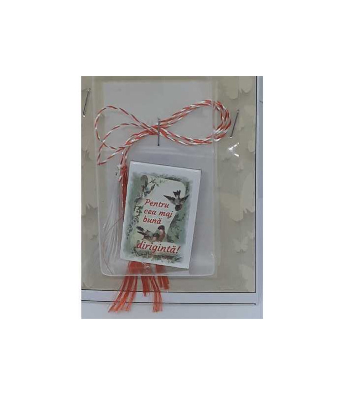 Martisor cu mesaj Pentru cea mai buna diriginta