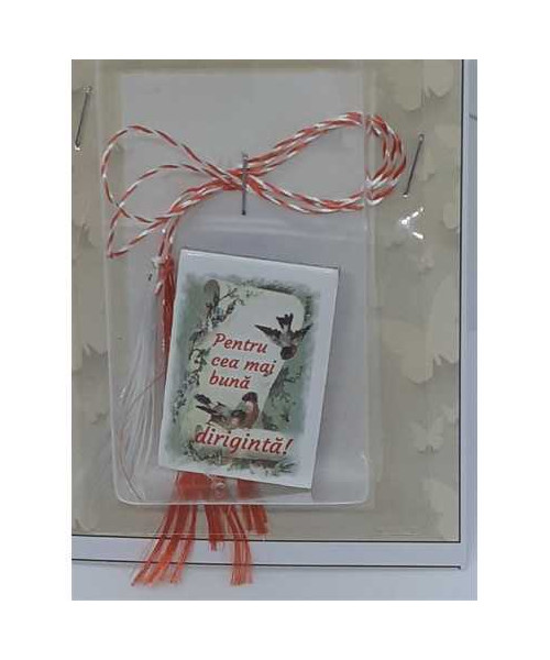 Martisor cu mesaj Pentru cea mai buna diriginta