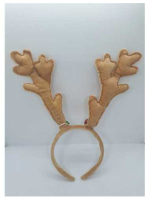 Bentita pentru serbare cu cornite de ren 2