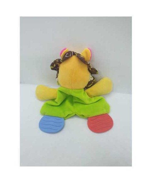 Jucarie de plus fosnaitoare leu multicolor 23 cm