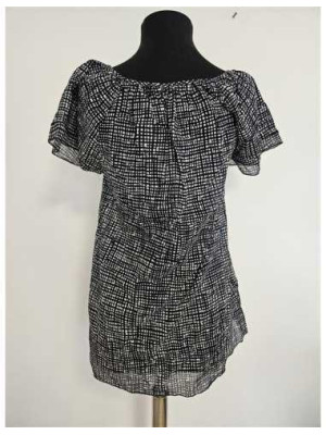 Bluza de vara cu maneci scurte bufante Etam 2