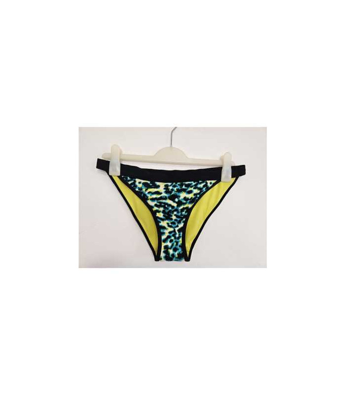 Slip de baie multicolor cu elastic lat in talie