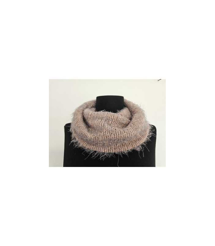 Fular dama circular pufos