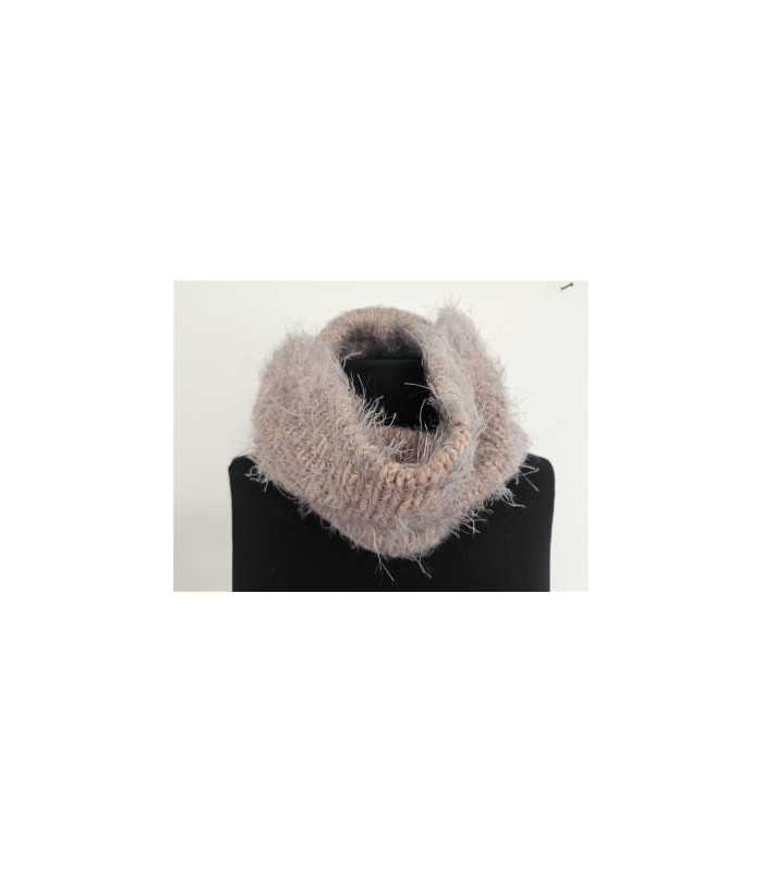 Fular dama circular pufos