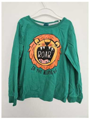 Bluzita copii cu imprimeu cap de leu Little Kids