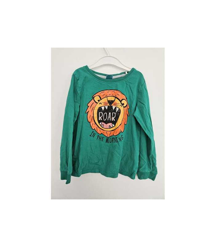 Bluzita copii cu imprimeu cap de leu Little Kids