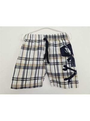 Pantaloni scurti pentru baieti cu snur si elastic in talie X F4