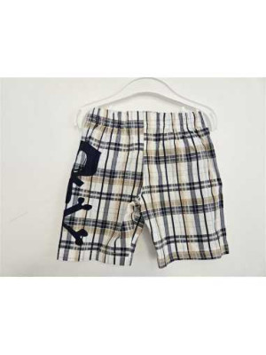 Pantaloni scurti pentru baieti cu snur si elastic in talie X F4 2