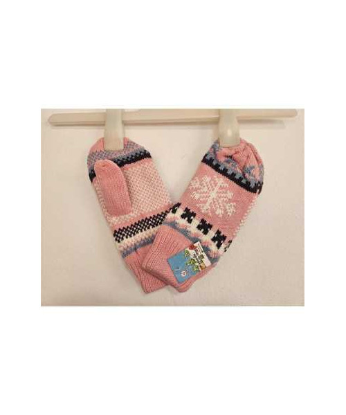 Manusi tricotate cu un deget pentru copii