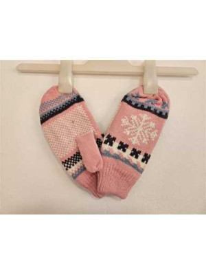 Manusi tricotate cu un deget pentru copii 2