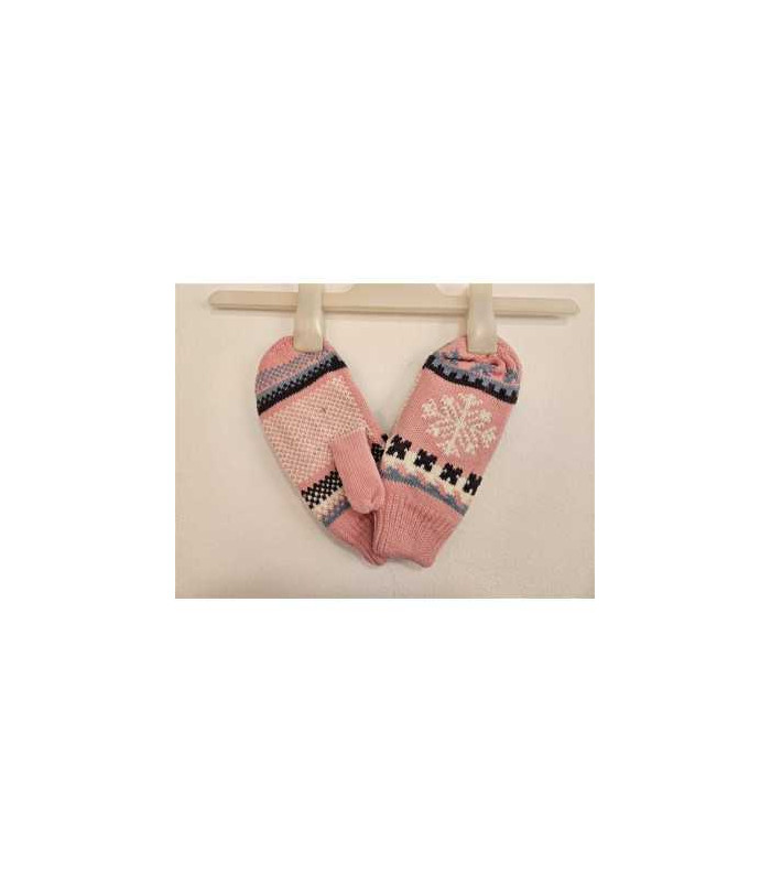 Manusi tricotate cu un deget pentru copii