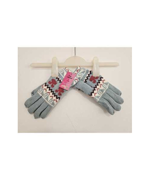 Manusi tricotate cu diverse desene colorate