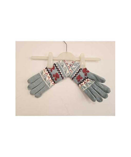 Manusi tricotate cu diverse desene colorate