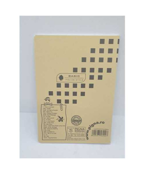 Caiet matematica A5 80 file Pigna model1