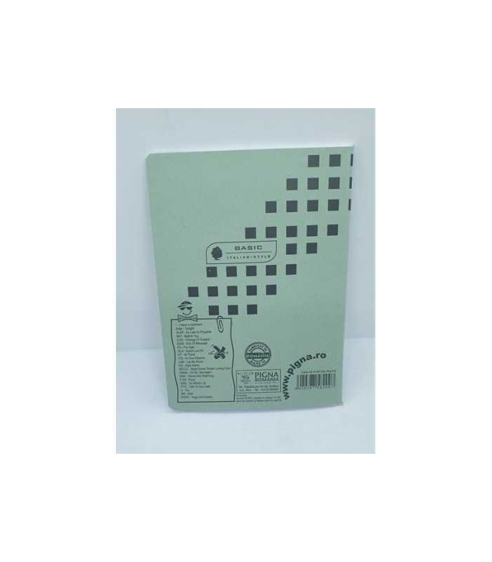 Caiet matematica A5 80 file Pigna model verde