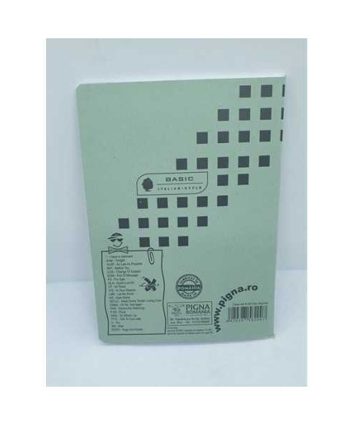 Caiet matematica A5 80 file Pigna model verde