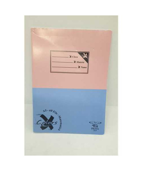Caiet matematica A5 60 file Pigna model 2